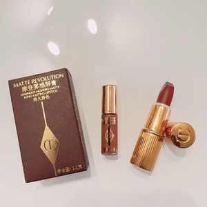 Charlotte Tilbury Walk of No Shame Mini Lip Duo / lipstick + lip blur